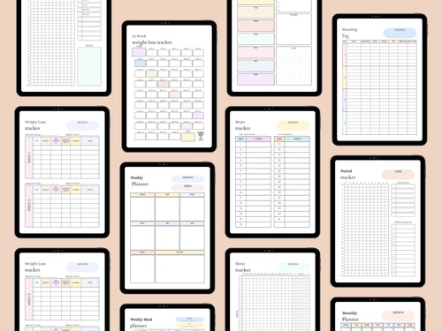 VowCraft Studio Ultimate Fitness Planner & Workout Tracker