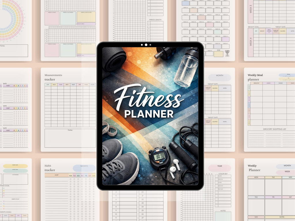 VowCraft Studio Ultimate Fitness Planner & Workout Tracker