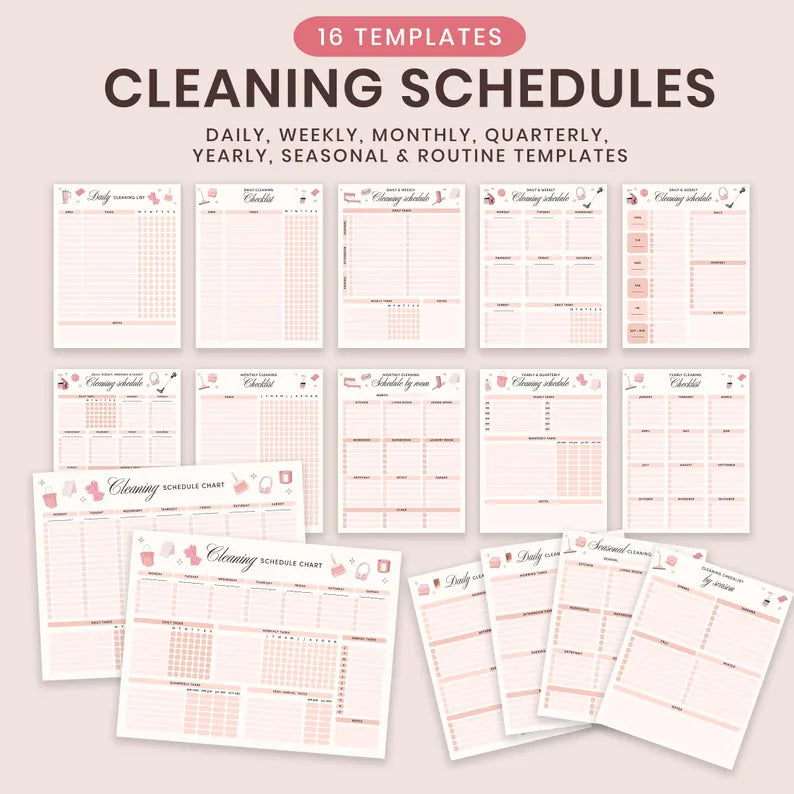 VowCraft Studio Cleaning Planner