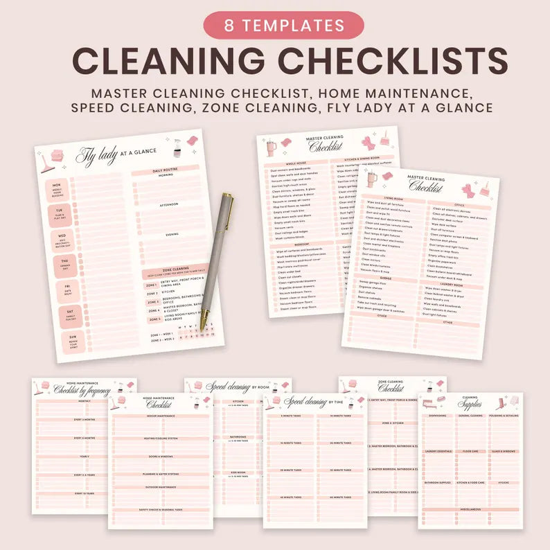 VowCraft Studio Cleaning Planner