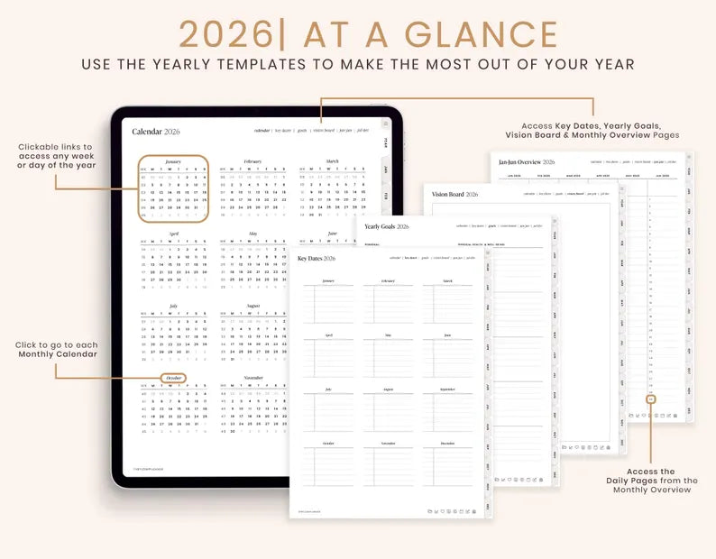 VowCraft Studio 2026 Digital Planner